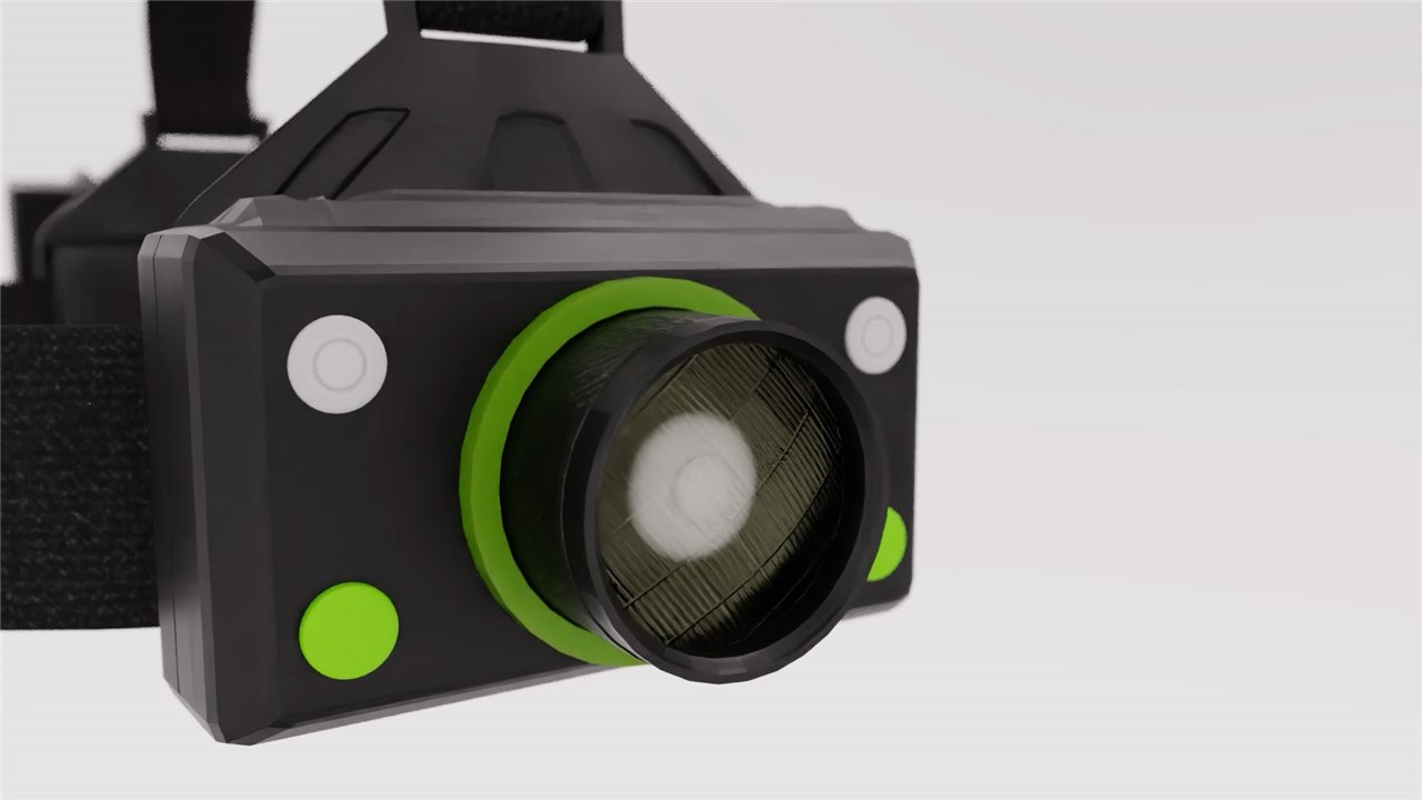 Repel HL headlamp, front view